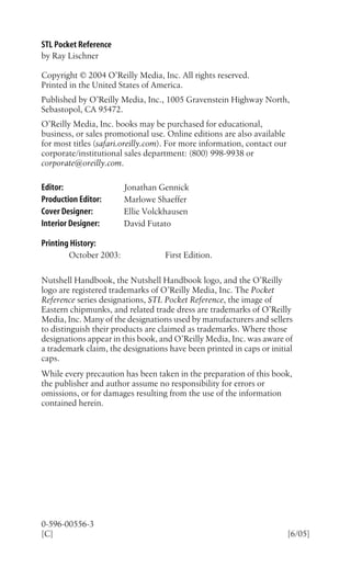 Henry Lischner Stl Pocket Reference Containers Iterators And Algorithms Ray Lischner | PDF