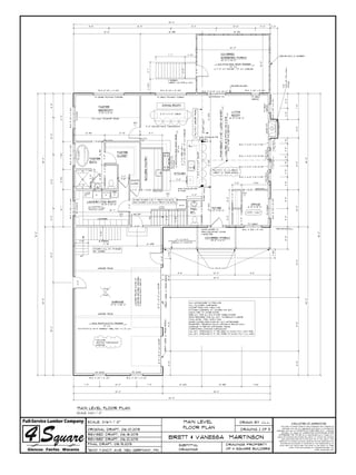 Main Level Floor Plan 18X24