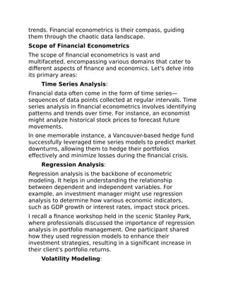 Financial Econometrics With Python A Pythonic Guide For 2024 ...
