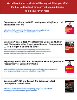 Beginning CSS Cascading Style Sheets for Web Design Wrox Beginning ...