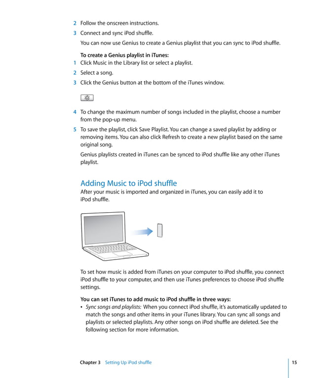 iPod Shuffle 3rd Gen User Guide PDF