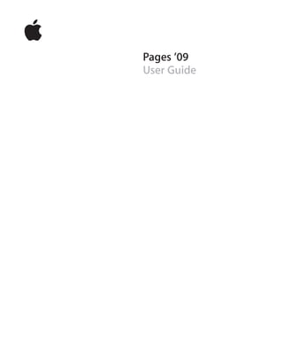 Pages ’09
User Guide
 