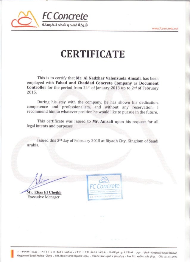fc certificate of employee employee of the day certificate