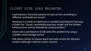 LOAD BALANCING ALGORITHMS | PPTX