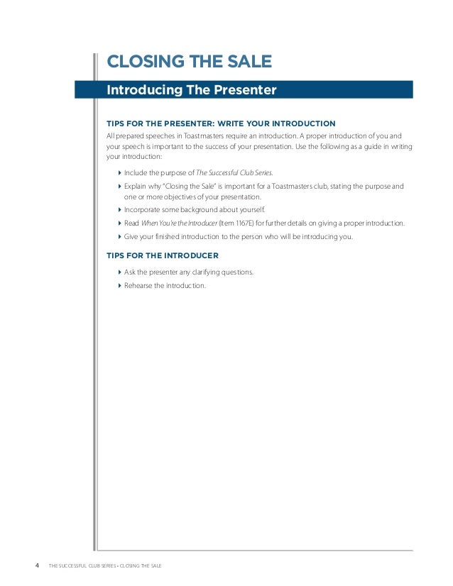 Closing The Sale Pdf