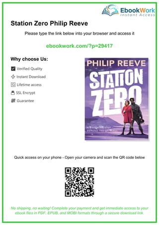 Station Zero by Philip Reeve: Sci-Fi Adventure and Instant eBook Access ...