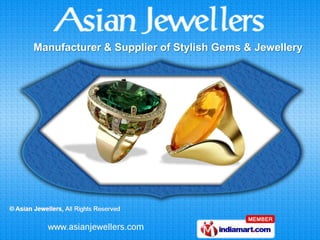 Manufacturer & Supplier of Stylish Gems & Jewellery
 