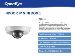 OpenEye Optix Camera Overview | PPT