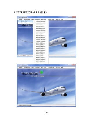 60
6. EXPERIMENTAL RESULTS:
 