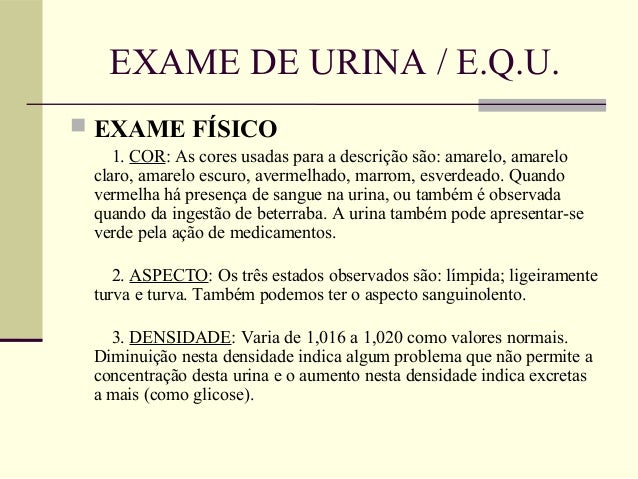 Exame de urina uratos amorfos