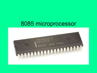 8085 microprocessor
 