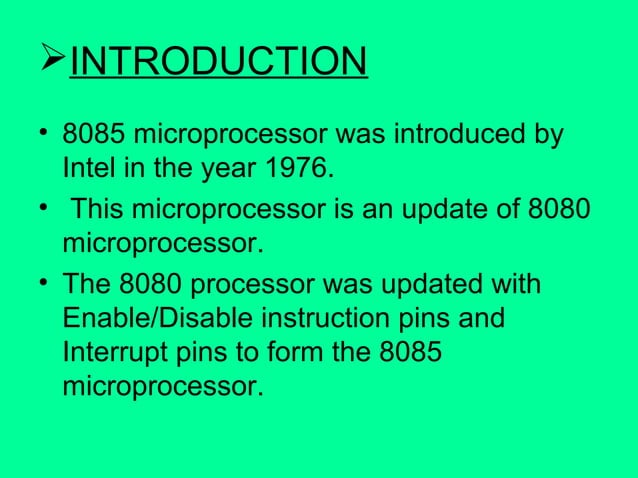 8085-microprocessor | PPT