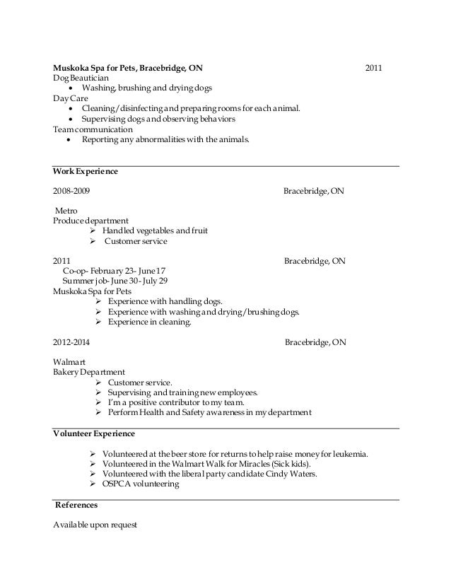 jill larsen animal care resume