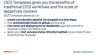 Continuous Delivery of ML-Enabled Pipelines on Databricks using MLflow ...