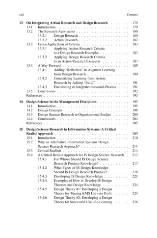 Design Research In Information Systems Alan Hevner Samir Chatterjee | PDF