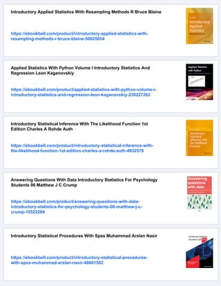 Introductory Statistics In Python Introductory Statistics With R Peter Dalgaard | PDF