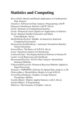 Introductory Statistics With R Peter Dalgaard | PDF