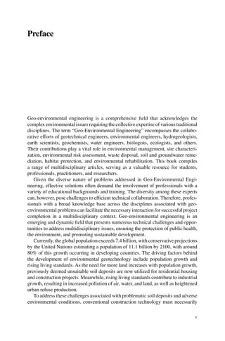 Geoenvironmental Engineering Arvind Kumar Agnihotri Krishna R Reddy | PDF