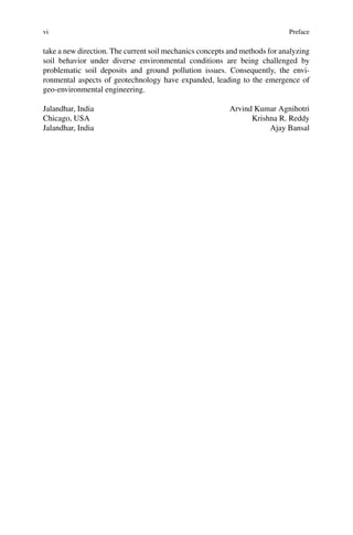 Geoenvironmental Engineering Arvind Kumar Agnihotri Krishna R Reddy | PDF