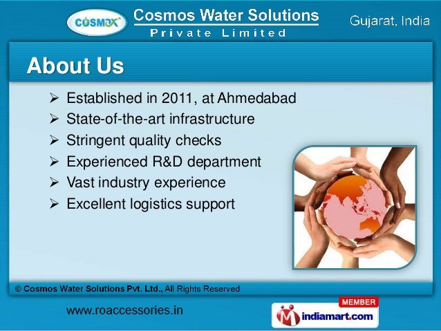 Water Solutions by Cosmos Water Solutions Pvt. Ltd., Ahmedabad