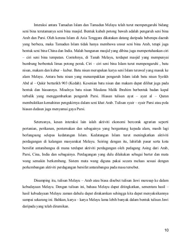 29583904 Interaksi Antara Tamadun Islam Dengan Tamadun Melayu Serta K
