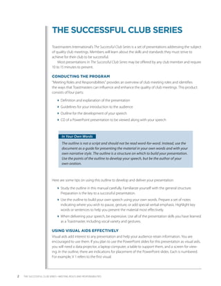 Meeting Roles & Responsibilities | PDF