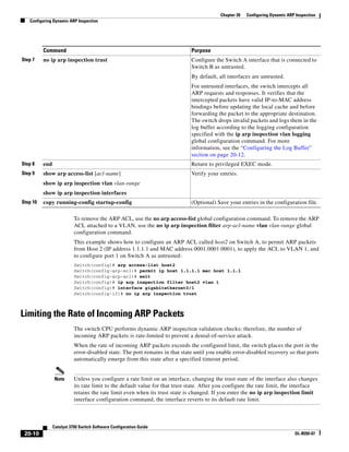 Cisco 2960 Switch Configuration