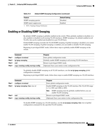 Cisco 2960 Switch Configuration