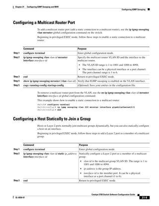 Cisco 2960 Switch Configuration