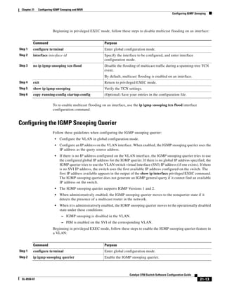 Cisco 2960 Switch Configuration