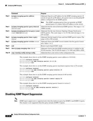 Cisco 2960 Switch Configuration