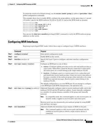 Cisco 2960 Switch Configuration