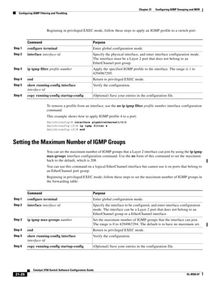 Cisco 2960 Switch Configuration