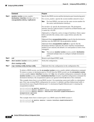 Cisco 2960 Switch Configuration