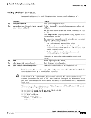 Cisco 2960 Switch Configuration