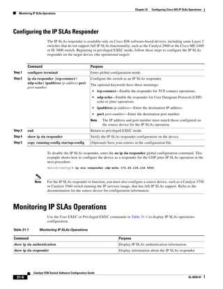 Cisco 2960 Switch Configuration