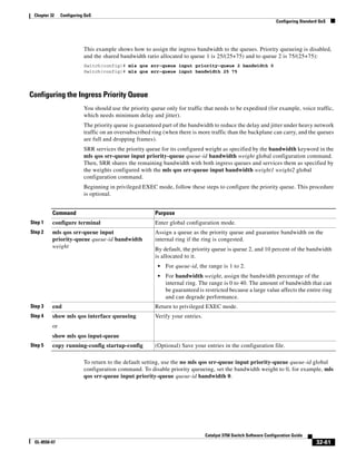 Cisco 2960 Switch Configuration