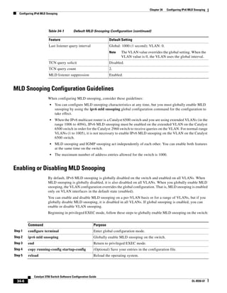 Cisco 2960 Switch Configuration