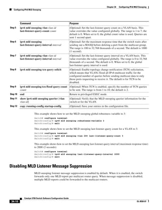 Cisco 2960 Switch Configuration