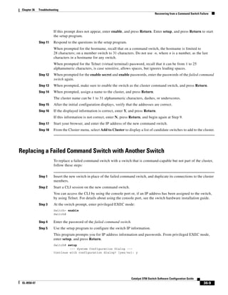 Cisco 2960 Switch Configuration