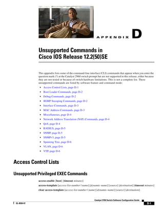 Cisco 2960 Switch Configuration