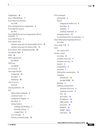Cisco 2960 Switch Configuration