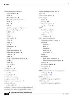 Cisco 2960 Switch Configuration