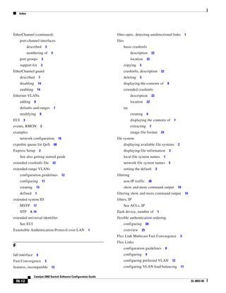 Cisco 2960 Switch Configuration