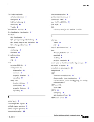 Cisco 2960 Switch Configuration