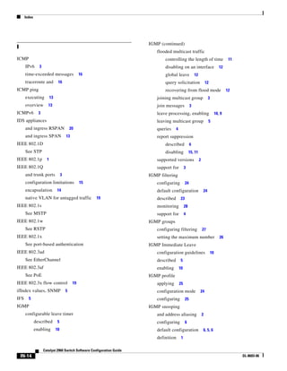 Cisco 2960 Switch Configuration