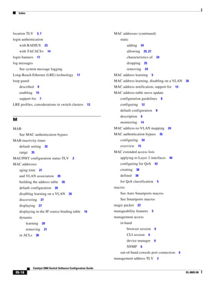 Cisco 2960 Switch Configuration