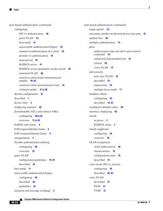 Cisco 2960 Switch Configuration