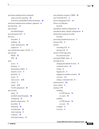 Cisco 2960 Switch Configuration