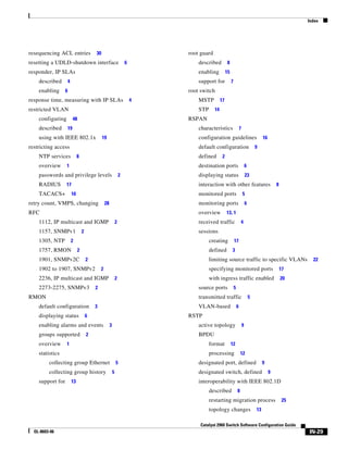 Cisco 2960 Switch Configuration